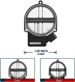 img 2 attached to 🚗 KAX Mass Airflow Sensor 245-1107 AF10043: Replacement MAF Sensor Assembly for Sierra 1500, Silverado 1500, Silverado 2500 HD, Tahoe - Compatible with Models 99~06