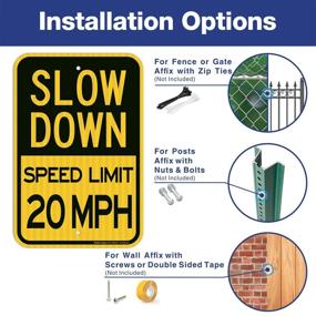 img 2 attached to Slow Down Sign Occupational Health & Safety Products