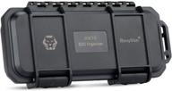 rovyvon edc tool box 1pcs - organizer storage case for protecting edc gear, 7 x 3.2 x 1.5 inches (black) logo