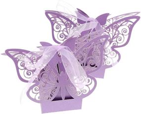 img 3 attached to Pieces Butterfly Wedding Birthday Ribbons