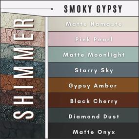 img 3 attached to 🎨 Косметика Giselle для глаз "Smoky Gypsy" - палитра рассыпчатых минеральных теней и контур: набор из 8 оттенков, чтобы подчеркнуть ваш вид разнообразием цветов.