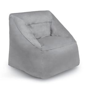 img 4 attached to 🪑 Delta Children Cozee Cube Chair: Comfortable and Stylish Seating for Kids up to 10 Years Old