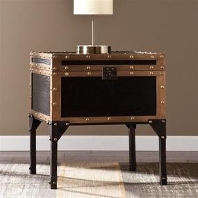 img 3 attached to 🌈 Vibrantly-Colored SEI Furniture Trunk End Table – A Multicolor Marvel