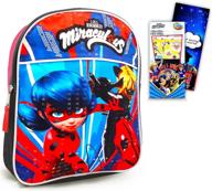 miraculous ladybug backpack school supplies logo