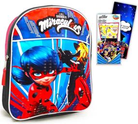 img 4 attached to Miraculous Ladybug Backpack School Supplies