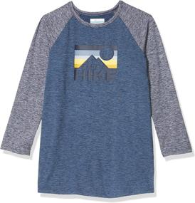 img 4 attached to Columbia Kids & Baby Outdoor Elements 3/4 Sleeve Shirt: Versatile and Stylish Outdoor Apparel for Children