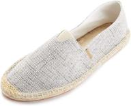 alexis leroy round jute capped espadrille men's shoes logo