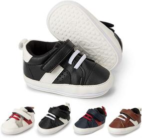 img 4 attached to Meckior Beautiful Toddler Walkers Sneakers Boys' Shoes ~ Sneakers