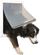 🐶 trixie 2-way locking dog door - enhance pet access and security with this high-quality product logo