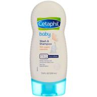 👶 cetaphil baby wash and shampoo - organic calendula, 7.8oz (pack of 4) logo