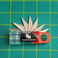 🔪 10-pack of flash master blades logo
