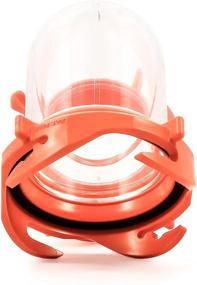 img 1 attached to Enhanced Sewer Hose Swivel Fitting - Camco 39857 RhinoFLEX Clear 90 Degree