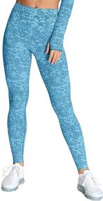 img 4 attached to 🩲 Aoxjox High Waisted Yoga Pants for Women | Workout Gym Sport Adapt Animal Camo Seamless Leggings