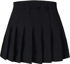 img 3 attached to Cromoncent Pleated Skirt for Girls and Women, School Uniform Mini Skirts, Size 2Years - XL