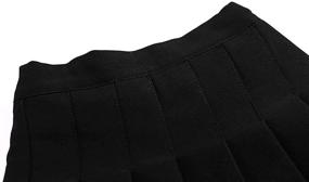 img 2 attached to Cromoncent Pleated Skirt for Girls and Women, School Uniform Mini Skirts, Size 2Years - XL