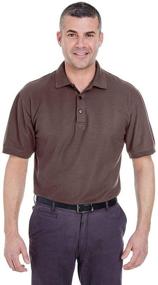 img 2 attached to UltraClub Mens Whisper Pique Polo: Stylish Men's Clothing and Shirts for All Occasions