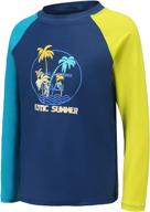 👕 howjojo boys' swim short sleeve guard shirts - clothing логотип