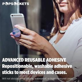 img 1 attached to 📱 PopSockets: Складывающаяся ручка и подставка для телефонов и планшетов - Пакван Закатный океан: Улучшите свое устройство стилем и функциональностью.