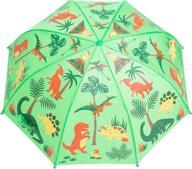 kids umbrella childrens rainy dinosaurs logo
