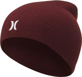 img 4 attached to 🧢 Hurley Men's Winter Hat - Classic Icon Beanie: Stay Warm in Style!