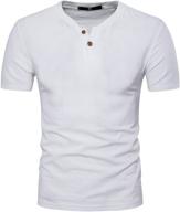 delcarino cotton henley t shirts xx large men's clothing and shirts logo