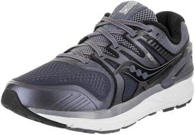 img 4 attached to 🏃 Maximize Comfort and Performance with Saucony Redeemer Wide Grey Black Men's Athletic Shoes