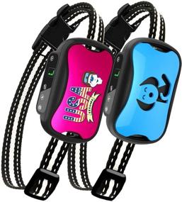 img 4 attached to 🐕 Rechargeable Bark Collar - 2 Pack Shock/No Shock/Vibrate E Collar for Small/Medium/Large Dogs