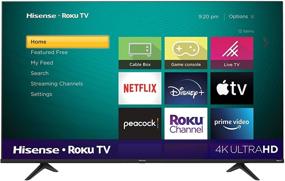 img 4 attached to 📺 Hisense 55-Inch R6 Series Dolby Vision HDR 4K UHD Roku Smart TV with Alexa Compatibility (55R6G, 2021 Model)