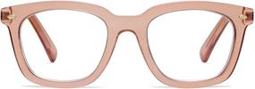 img 2 attached to AMOMOMA Vintage Retro Square Blue Light Blocking Reading Glasses for Women – Computer Prescription Readers with Oprah's Sense of Style AM6033