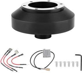 img 4 attached to 🔧 Адаптер для быстрого съёма рулевой втулки Acouto 6-Hole Bolt Ball Steering Wheel Quick Release Hub Adapter Boss Kit - Ниссан 350Z 370Z Амада Верса Куб Инфинити G35 G37