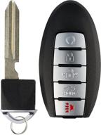 🔑 convenient keyless entry remote car smart key fob for nissan altima maxima kr5s180144014 logo