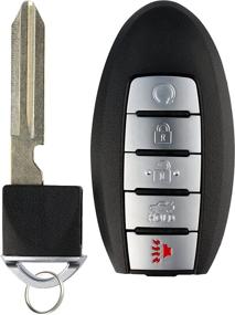 img 4 attached to 🔑 Convenient Keyless Entry Remote Car Smart Key Fob for Nissan Altima Maxima KR5S180144014