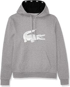 img 3 attached to Толстовка Lacoste Fleece Hoodie Blackwhite