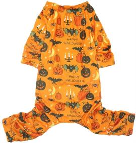 img 4 attached to Lamphyface Halloween Dog Pajamas: Spooktacular Pet Costume Apparel