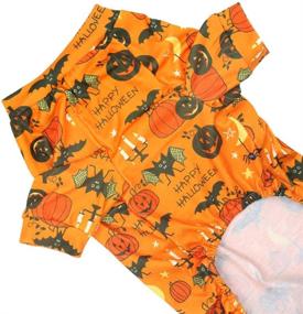 img 1 attached to Lamphyface Halloween Dog Pajamas: Spooktacular Pet Costume Apparel