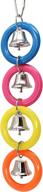🐦 bonka bird toys 945: engaging 4 ring a ding toy for african grey budgie parakeet cockatiel lovebird cage parrot - perfect entertainment! logo