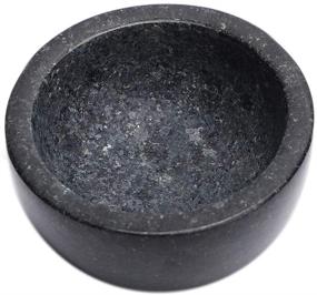 img 4 attached to Granite Shaving Bowl for Shaving Soap & Cream - ShayVe Heat Insulated Wet Shaving Kit Addition (Black)