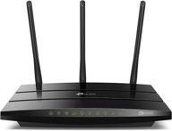 📶 tp-link ac1200 gigabit smart wifi router - dual band 5ghz wireless internet router with gigabit speeds, guest wifi support, black logo