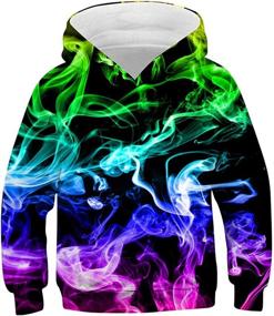 img 4 attached to 👕 Fashionable Hoodies Sweatshirts with Pockets for Toddler Boys' Clothing