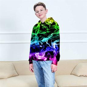 img 1 attached to 👕 Fashionable Hoodies Sweatshirts with Pockets for Toddler Boys' Clothing