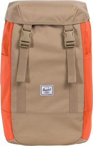 img 1 attached to 🎒 Herschel Iona Backpack, Kelp/Vermillion Orange, One Size - Premium Quality and Stylish Design