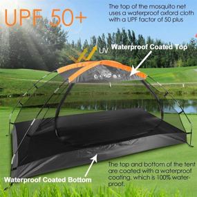 img 2 attached to Ultimate Mosquito Net Tent Mesh: Perfect for Camping and Traveling