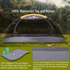 img 1 attached to Ultimate Mosquito Net Tent Mesh: Perfect for Camping and Traveling