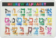 painless learning hebrew alphabet placemat логотип