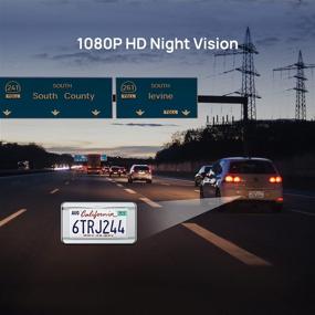 img 3 attached to 📹 2020 70Mai умные автомобильные видеорегистраторы 1S - камера-рекордер с разрешением 1080p, ночным видением, широким углом обзора, г-сенсором, циклической записью, WiFi-приложением, голосовым управлением