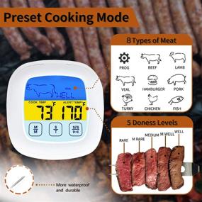 img 3 attached to Instant Thermometer Digital Kitchen Sensitive