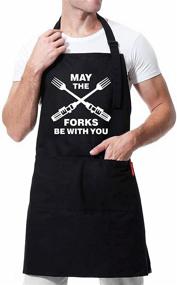 img 3 attached to Забавный фартук Men May Forks