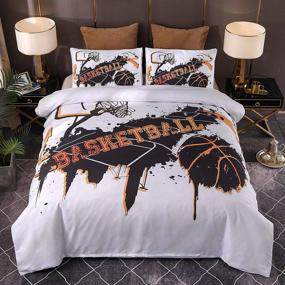 img 2 attached to HTgroce Inches Basketball Printed Comforter