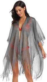 img 2 attached to Gold Shawl Wraps for Evening 👗 Dress: Women's Clothing, Swimsuits & Cover Ups