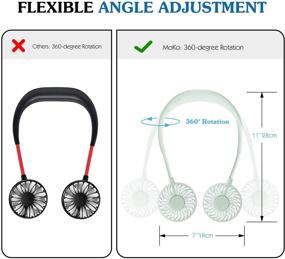 img 3 attached to MoKo Portable Personal Fan